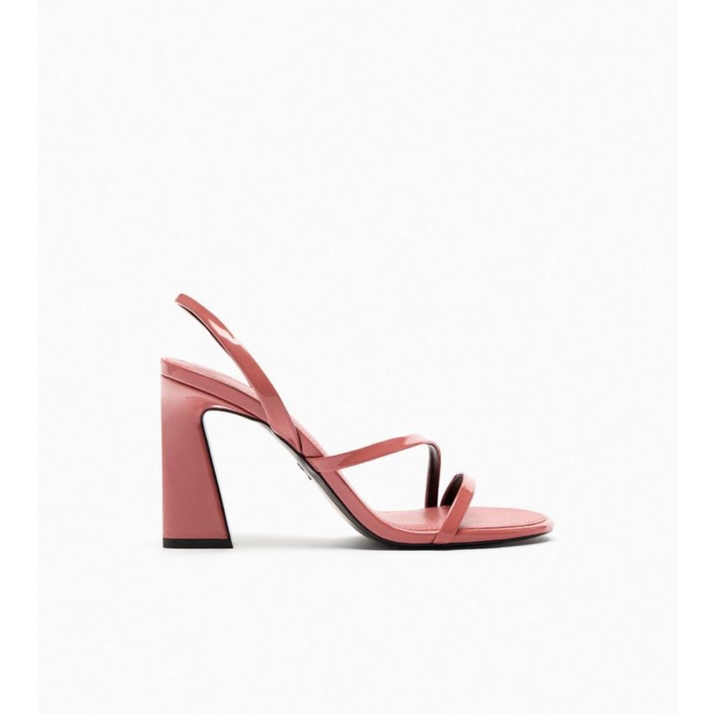 New Zara Pink Strappy Heels